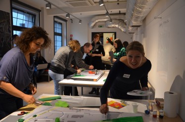 Model making at PFR workshop in Poland