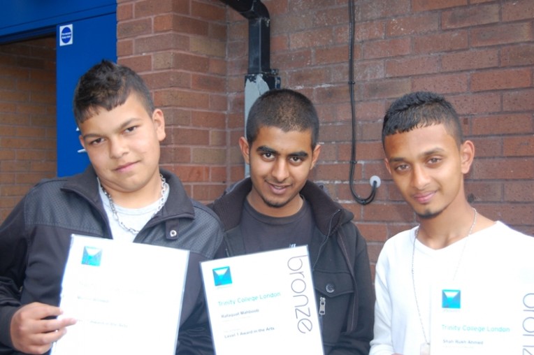 Young people from Lozells Recreation Group